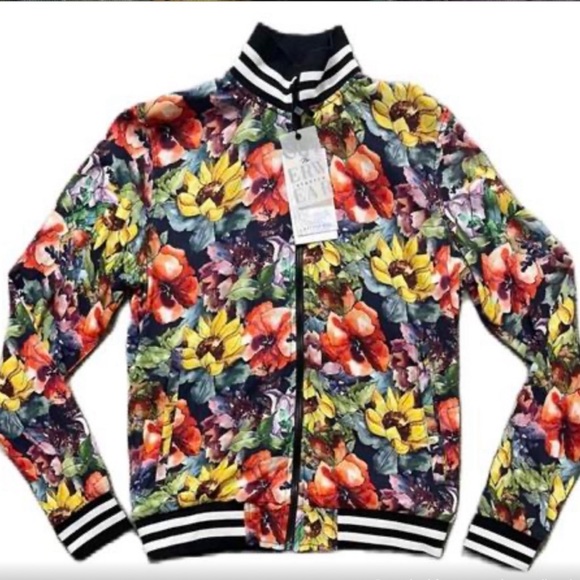 Cactus Floral Bomber Jacket - Picture 1 of 5